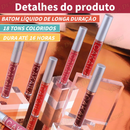 CAKAILA 10-Color Brilho Labial Fosco à Prova D'Água com Hidratação Natural e Saudável