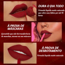CAKAILA 10-Color Brilho Labial Fosco à Prova D'Água com Hidratação Natural e Saudável
